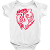 money over emotion Baby Bodysuit