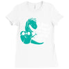 t rex skipped too many arm days Ladies Fitted T-Shirt