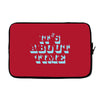 it's about time Laptop sleeve