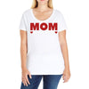 mom is the best Ladies Curvy T-Shirt