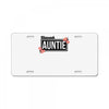 blessed aunitie with flower License Plate