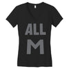 deku all m t shirt hero academia Women's V-Neck T-Shirt