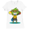 rufu the skaterwolf Ladies Fitted T-Shirt