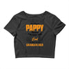 I'm Called Pappy  Because  I'm Way Too Cool To Be Called Grandfather Crop Top