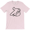 mickey pistol hands gun hip hop mens r&amp;b gangsta banksy grey t shirt s T-Shirt