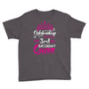 Celebrating With the 3rd Birthday Queen Youth Tee