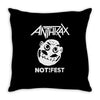 anthrax Throw Pillow