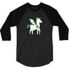 irish unicorn 3/4 Sleeve Shirt