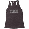 life's major priorities Racerback Tank