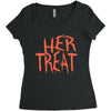 her treat Women's Triblend Scoop T-shirt