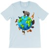 animal polygon around the planet T-Shirt