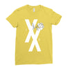mgk t xx shirt flower black rose .. Ladies Fitted T-Shirt