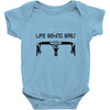 life behind bars bicycle Baby Onesie