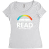 read you dumb fuck Women's Triblend Scoop T-shirt