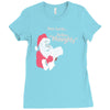 santa define naughty Ladies Fitted T-Shirt