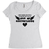 Love Me XXXTentacion Women's Triblend Scoop T-shirt
