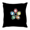 big bang theory sheldon rock Throw Pillow