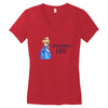 fashionably late Women's V-Neck T-Shirt