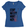 eeny meeny miny moe Women's Triblend Scoop T-shirt