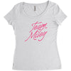 team miley Women's Triblend Scoop T-shirt