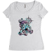 summer cthulhu Women's Triblend Scoop T-shirt