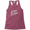 crazy for swayze Racerback Tank