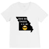 missouri eclipse   show me totality V-Neck Tee
