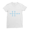 amazing alcohol molecule Ladies Fitted T-Shirt