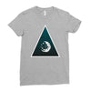 Abstract Planet Ladies Fitted T-Shirt