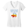 never forget Women's V-Neck T-Shirt