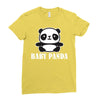Baby Panda Ladies Fitted T-Shirt