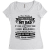 Dear Daddy... Women's Triblend Scoop T-shirt