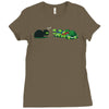 tortoise caught Ladies Fitted T-Shirt