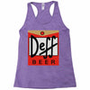 duff parody deff Racerback Tank