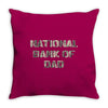 national bank of dad Throw Pillow