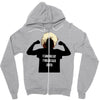 khabib nurmagomedov silouhette Zipper Hoodie