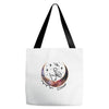 Space Skeleton Tote Bags