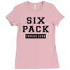 Six Pack Coming Soon Ladies Fitted T-Shirt