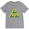 triforce illusion zelda V-Neck Tee