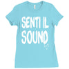 senti il sound marco mengoni Ladies Fitted T-Shirt