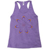 rainbow flower Racerback Tank