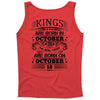 Real Kings Are Born On October 18 Tank Top