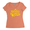 dont worry Women's Triblend Scoop T-shirt