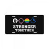 Stronger Together License Plate