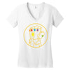 thanos gauntlet 3 Women's V-Neck T-Shirt