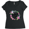 floral baby girl Women's Triblend Scoop T-shirt