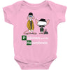 pinkman and the heisenbrain Baby Onesie