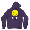 acid house smiley face 90's rave club hardcore party Hoodie