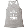 I Am One Blessed Wife Racerback Tank