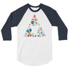 zelda item triforce 3/4 Sleeve Shirt